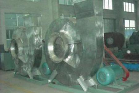 Centrifugal fan for chemical industry