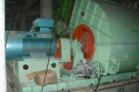 Dust removal centrifugal fan for iron and steel